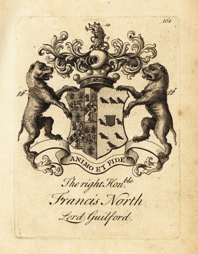 Herb Wielmożnego Franciszka Północy, Lord Guilford, 2. Baron Guilford autorstwa Andrew Johnston