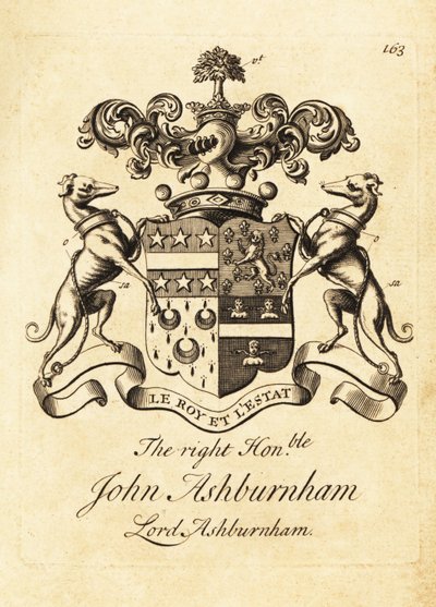 Herb Wielmożnego Johna Ashburnhama, Lorda Ashburnhama autorstwa Andrew Johnston