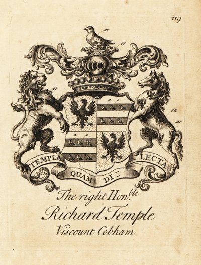 Herb Wielmożnego Richarda Temple autorstwa Andrew Johnston