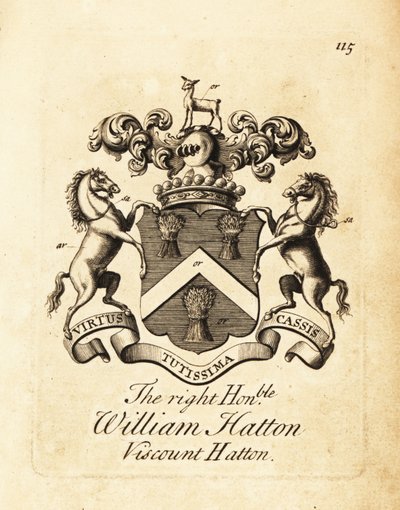 Herb szanownego Williama Hattona autorstwa Andrew Johnston