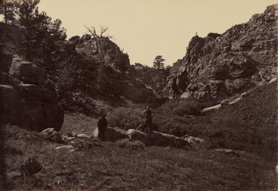 Płyta 10. Diabelska brama, Dale Creek Canon, 1869 r. (zdjęcie) autorstwa Andrew Joseph Russell