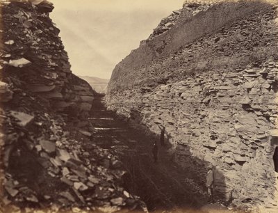 Płyta 22. Burning Rock Cut, 1869 r. (zdjęcie) autorstwa Andrew Joseph Russell