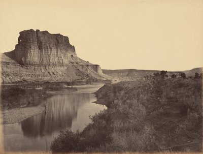 Płyta 24. Castle Rock, Green River Valley, 1869 (zdjęcie) autorstwa Andrew Joseph Russell