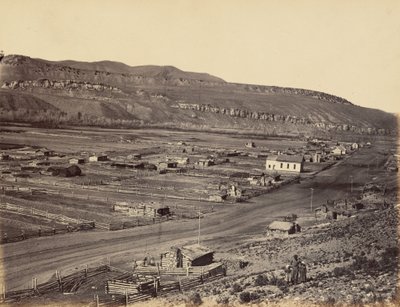 Płyta 36. Coalville, dolina Weber, 1869 r. (zdjęcie) autorstwa Andrew Joseph Russell