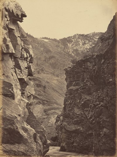 Płyta 40. Diabelska Brama, Kanon Webera, 1869 (zdjęcie) autorstwa Andrew Joseph Russell