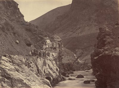 Płyta 41. Kanon Webera spod Diabelskiej Bramy, 1869 r. (zdjęcie) autorstwa Andrew Joseph Russell