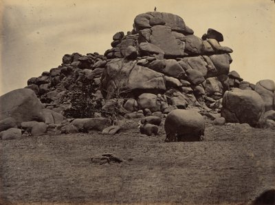 Płyta 6. Skała Czaszki, 1869 (zdjęcie) autorstwa Andrew Joseph Russell