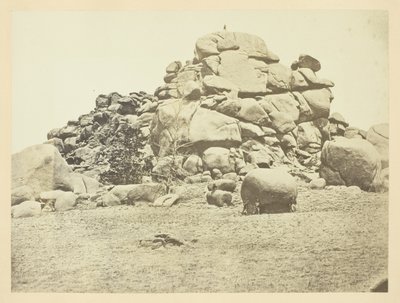Skull Rock, (granit) Sherman Station, Góry Laramie autorstwa Andrew Joseph Russell