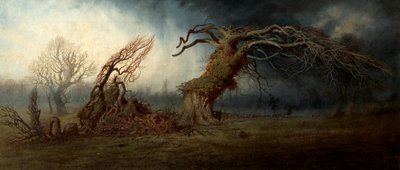 Zniszczone drzewo autorstwa Andrew MacCallum