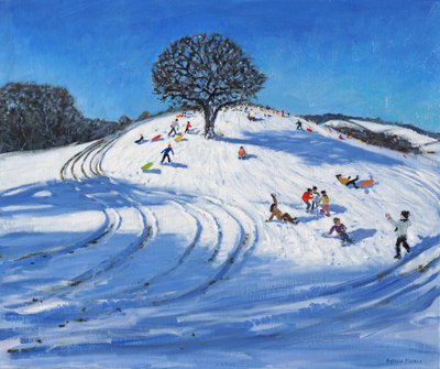 Boże Narodzenie, Burley Lane, Derby, 2016, autorstwa Andrew Macara
