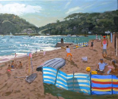 Krykiet, 2010 (olej na płótnie) autorstwa Andrew Macara