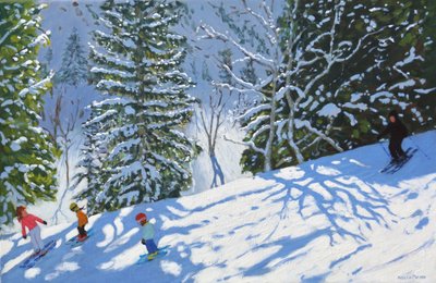 Narciarstwo Courchevel do La Tania, 2019 autorstwa Andrew Macara