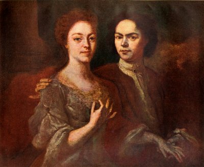 „Portret artysty i jego żony”, 1729, 1939. autorstwa Andrey Matveyev