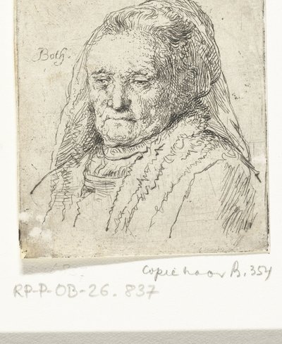 Popiersie portretowe matki Rembrandta autorstwa Andries Both