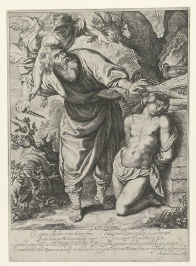 Ofiara Izaaka autorstwa Andries Jacobsz. Stock