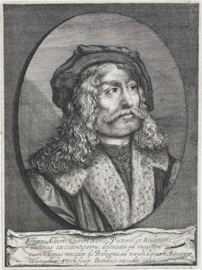 Portret Albrechta Dürera autorstwa Andries Jacobsz. Stock
