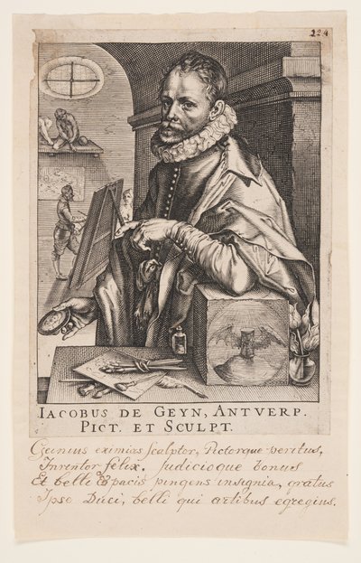 Jacob de Gheyn II autorstwa Andries Stock