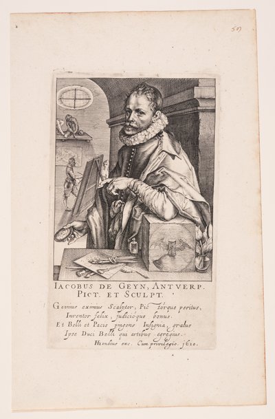 Jacob de Gheyn II autorstwa Andries Stock