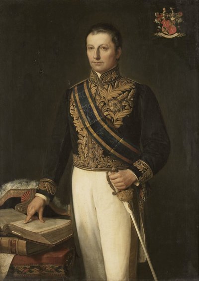 Cornelis Theodorus Elout (1767-1841). Komisarz Generalny (1816-19) autorstwa Andries van den Berg