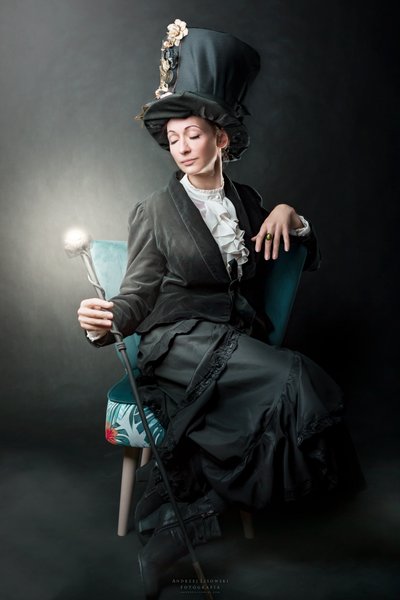 Elegancki portret w stylu steampunkowym autorstwa Andrzej Lisowski
