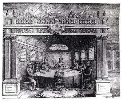 Wielcy Astronomowie z „Prodomus Astronomiae” Jana Heweliusza (1611-87) wydanego w Gdańsku, 1690 autorstwa Andrzej Stech