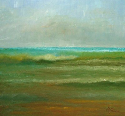 Falujący zielony ocean autorstwa Angeles M. Pomata