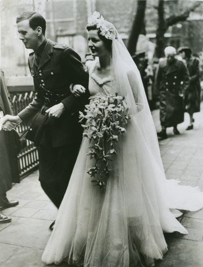 Ślub Lorda Andrew Cavendisha i Hon. Deborah Mitford w Londynie autorstwa Thomas Kelly