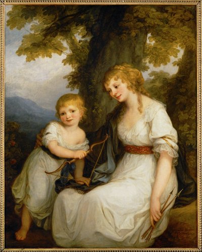 La Baronne de Kruedener et son fils - Baronowa Kruedener i jej syn ... autorstwa Angelica Kauffman