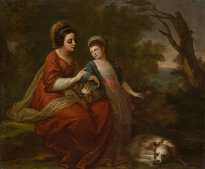 Pani Hugh Morgan i jej córka, ok. 1930 r. 1771. autorstwa Angelica Kauffman