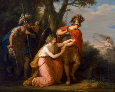 Rinaldo i Armida (olej na płótnie) autorstwa Angelica Kauffman