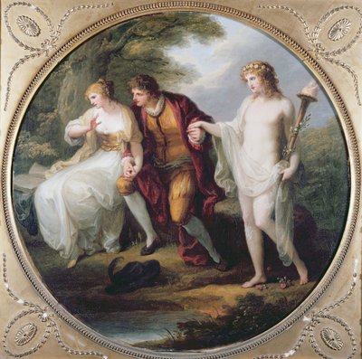 Abelard przedstawia błonę dziewiczą Heloise autorstwa Angelica Kauffmann