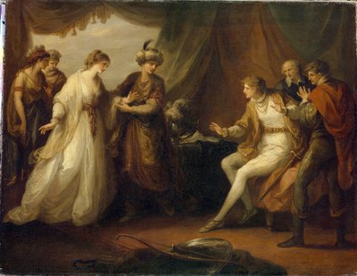 Eleonora wskrzesza (lub Alienor z Kastylii) autorstwa Angelica Kauffmann