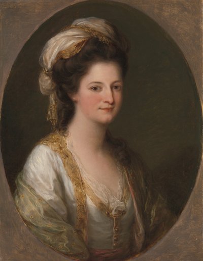 Elizabeth Bateson (z domu Harvey) autorstwa Angelica Kauffmann