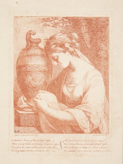 Kobieta przy urnie autorstwa Angelica Kauffmann