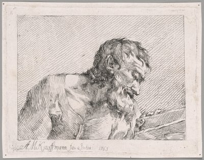 Old Man Reading autorstwa Angelica Kauffmann