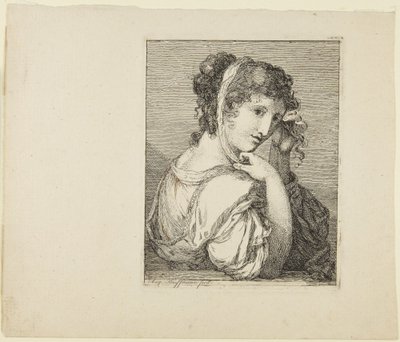 Portret dziewczynki autorstwa Angelica Kauffmann