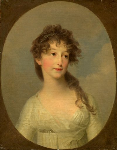 Ewentualnie Franciska Krasińska, księżna Kurlandii autorstwa Angelica Kauffmann