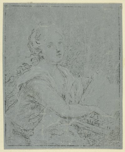 Kobieta w Spinet autorstwa Angelica Kauffmann