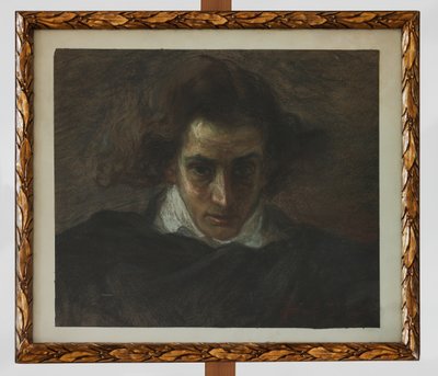 Portret muzyka (pastel) autorstwa Angelo Longanesi