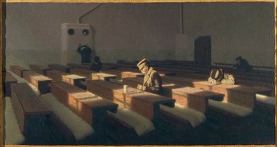 Włochy, Wenecja, Boże Narodzenie tych, którzy pozostają autorstwa Angelo Morbelli