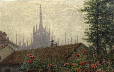 Wieże Duomo, 1900-1901. autorstwa Angelo Morbelli