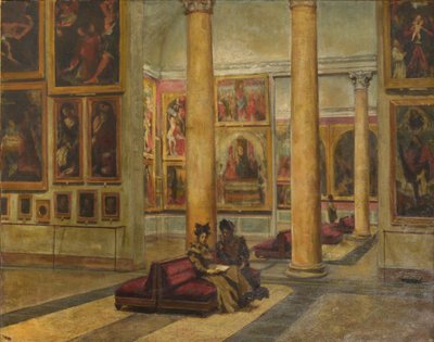 Wnętrze Pinacoteca di Brera autorstwa Angelo Ripamonti