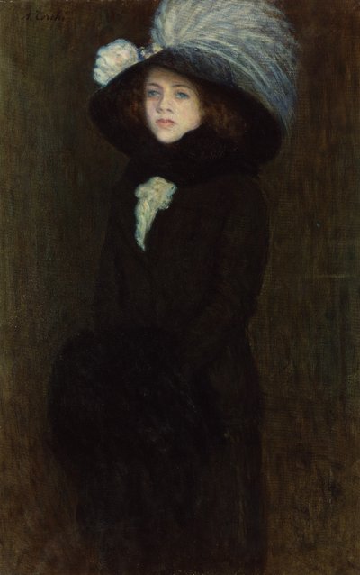 Portret młodej damy (olej na płótnie) autorstwa Angelo Torchi