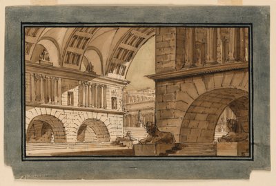 Scenografia, Zespół Budynków Świątynnych autorstwa Angelo Toselli