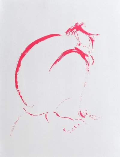 Złożony nagi szkarłat, 2006 autorstwa Angie Kenber