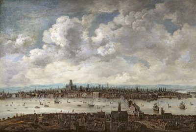 Widok na Londyn z Southwark autorstwa Anglo-Dutch School