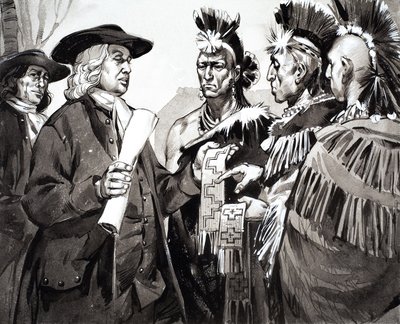 Naród podzielony, ilustracja z filmu "The Making of America autorstwa Angus McBride