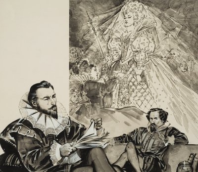Faerie Queene (gwasz na papierze) autorstwa Angus McBride
