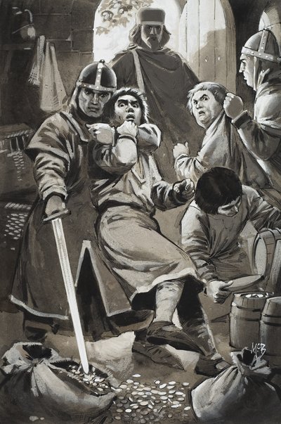 Fałszerze (gwasz na papierze) autorstwa Angus McBride