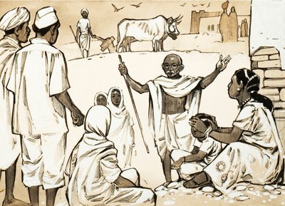 Mahatma Gandhi autorstwa Angus McBride